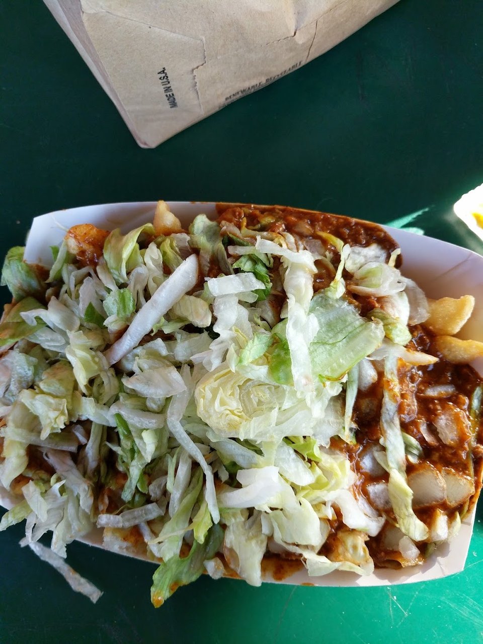 Chili Cheese Fries with the Works