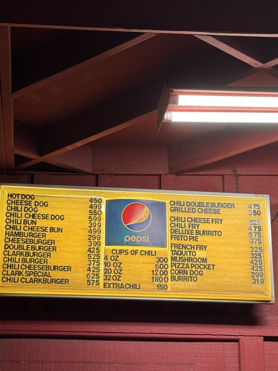 Hot dog meal at a casual restaurant