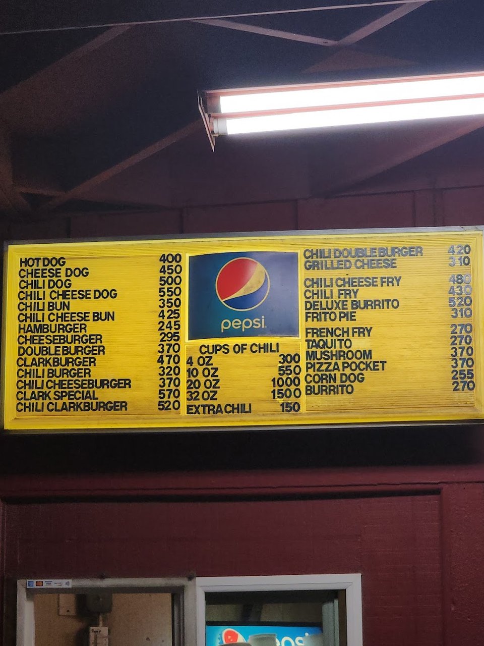 Menu-style food photo of chili dogs