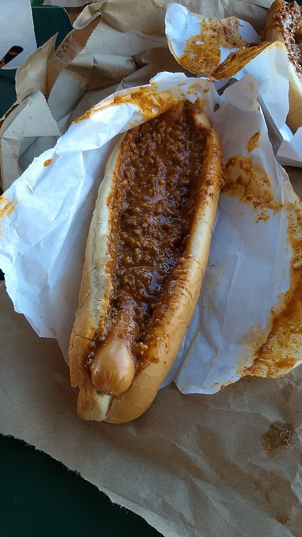 Chili Dog with Onions