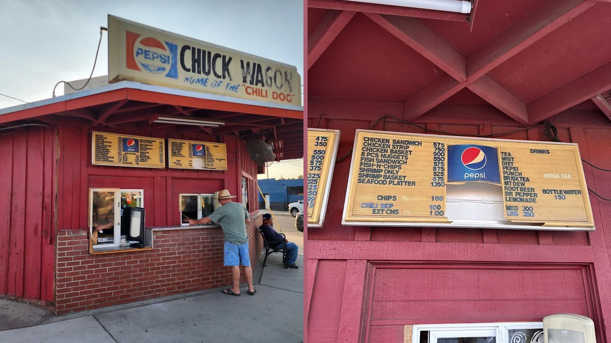 Chili dogs served at an old-school restaurant
